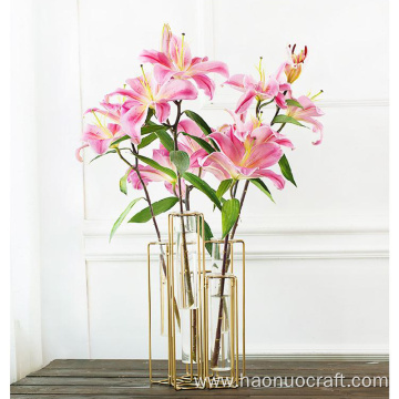 Creative European flower arrangement test tube vase living room decoration